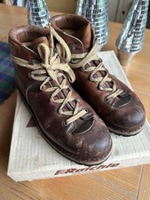 Vintage Raichle Brown All Leather Mountain Hiking Women’s Boots Size 4.5 w/ Box!