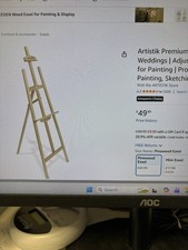 Artistik Staffelei - Profi Staffelei A-Rahmen Bodenstehstaffelei