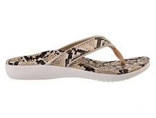 Spenco Yumi Nuevo Snake Women's Orthotic Sandal Cream - 10 Medium
