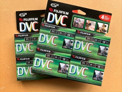 (2) 4 Pack Fuji Film DVC 60SP Mini DV Digital Video Cassette New UNOPENED