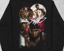 50 Cent rapper COLLAGE Sweatshirt black All sizes JM1693