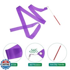 uxcell Dance Ribbon, Gymnastics Ribbon Twirling Ribbons for Birthday Party St...