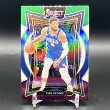 Select Prizm Green White and Purple Paul George 76ers #37 Basketball 2024-25