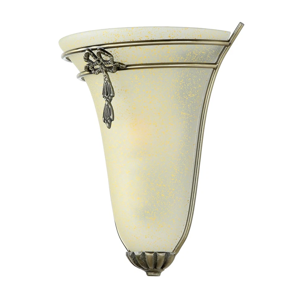 Elegante Wandleuchte E14 Jugendstil in Bronze Leuchte Wandlampe Wand Wohnzimmer - Bild 2 von 4