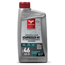TRIAX Kompressor MV 46 (SAE 20) Full Synthetic Air Compressor Oil (1 Quart)