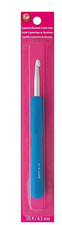 Boye Ergonomic Aluminum Crochet Hook Size K 10.5 6.5mm Blue Comfort Grip