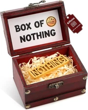 The Gift of Nothing - Gag Gifts for Person 1 Count (Pack 1), box-1