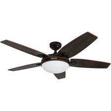 Honeywell Carmel 48-Inch Outdoor Ceiling Fan Honeywell Carmel Ceiling Fan, Quiet Motor and Remote Control, 48 Inch, Bronze