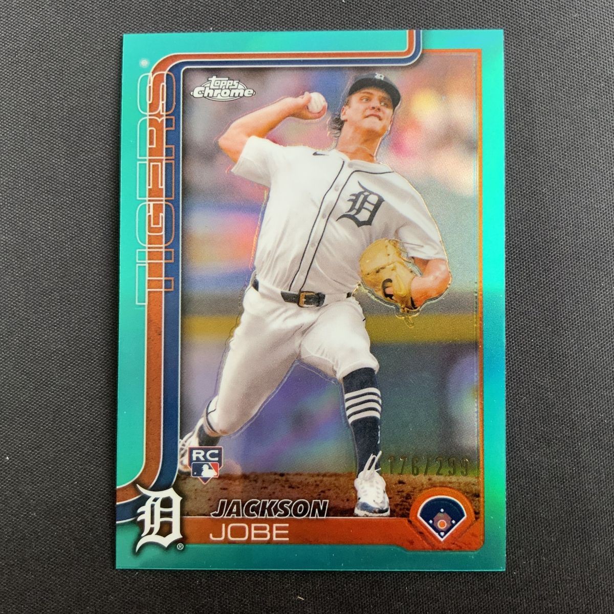 2025 Topps Chrome Jackson Jobe Teal Refractor /299 #249