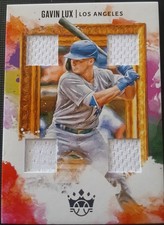 2020 Panini Diamond Kings Gavin Lux Dk Quad Materials #DKQ-GL Los Angeles