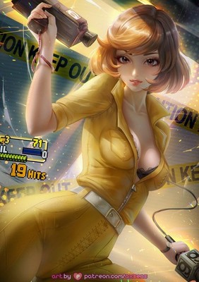 April O'Neil Japan Cartoon Anime Girl HD Print Canvas Manga Poster SFW Unframed