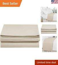 Hotel Quality 1-Piece Flat Sheet, Luxury and Softest 1500 Hotel Quality Micr...