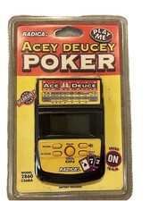Radica Acey Deucey Poker Handheld Electronic Game 2860 New Old Stock Unopened