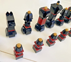 LEGO 40174 Iconic Chess Set - Complete Pieces Lot + Partial Board - READ