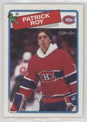 1988-89 O-Pee-Chee Patrick Roy (Blue/Red Blocker) #116 HOF 11fi