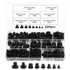 200 Pcs Rubber Plugs for Round Holes, Waterproof Silicone Hole PlugsRubber Stopp