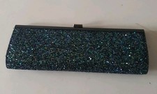 Dune Sparkle Glitter Clutch Bag In Excellent Condition.