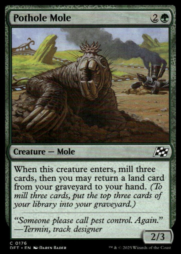 Aetherdrift #176 Pothole Mole