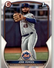 2023 Bowman Jose Peroza Prospects #BP-149 New York Mets