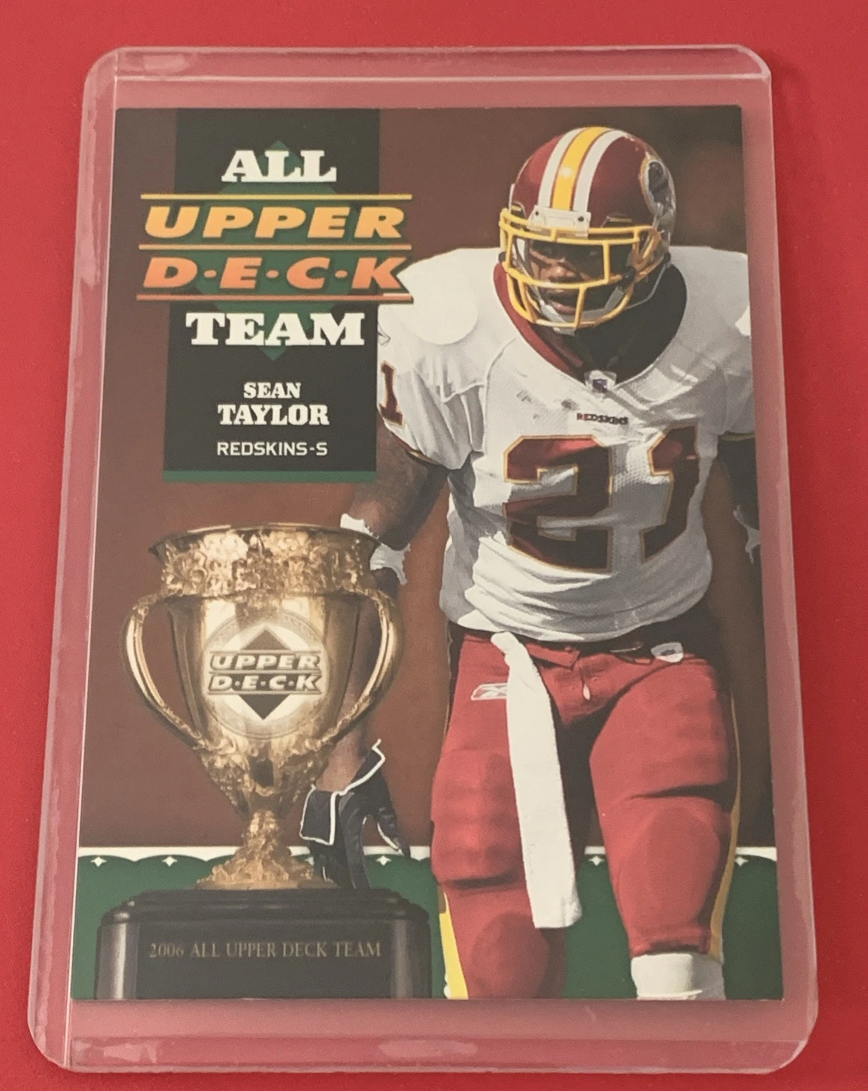 Sean Taylor trading card