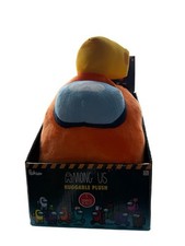 Among US Huggable Plush Soft Toy Orange Grey Crewmate Figure, 30cm
