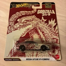 Hot Wheels Pop Culture Nissan Skyline GT-R BNR34 Godzilla Collectible New