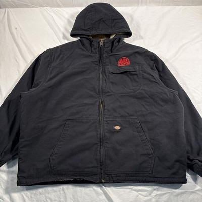 Dickies Mac Tools Sherpa Lined Work Wear Jacket Black Men's 3XLR