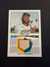 2026 Topps Heritage Oneil Cruz Clubhouse Collection relic