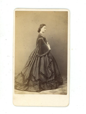 Vintage CDV Princess Adelheid-Marie of Anhalt-Dessau Grand Duchess of Luxembourg