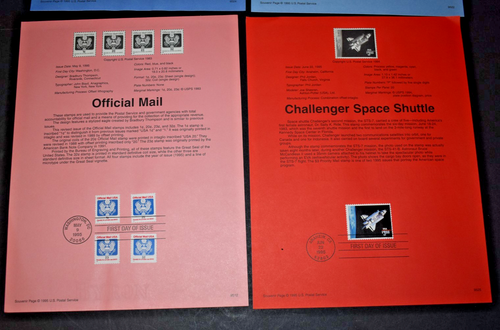 Set 37 - 1995 US Stamps - US Postal Service First Day Issue Souvenir Sheets - Picture 6 of 20