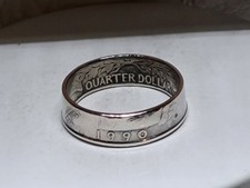 1990 - Size 9  State Quarter Coin Ring