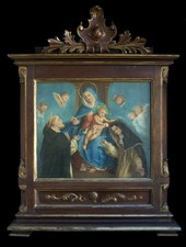 MADONNA DEL ROSARIO S. Domenico S. Caterina ex voto Bartolo Longo Gesù Cristo