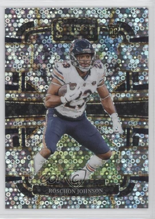 2023 Panini Select Concourse Disco Prizm Roschon Johnson #19 Rookie RC 0y2q