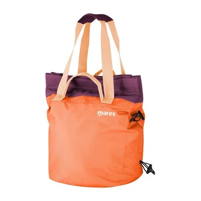 Seaside Beach Bag, Grand Sacs de Plage Femme 45x35 cm, Corail - Photo 1/4