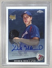 Derek Holland 2009 Topps Chrome #236 Rookie Auto RC