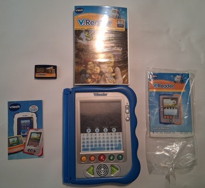 VTech V.Reader Interactive E-Reading System Console + 1 cartridge Tested Works