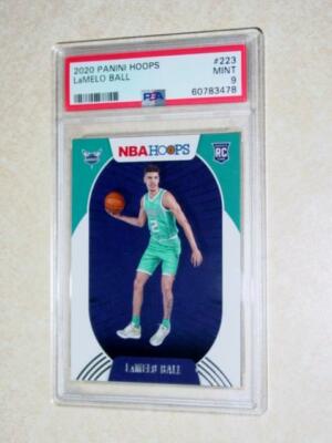 2020-21 Panini NBA Hoops #223 : LaMelo Ball RC PSA 9 MINT 