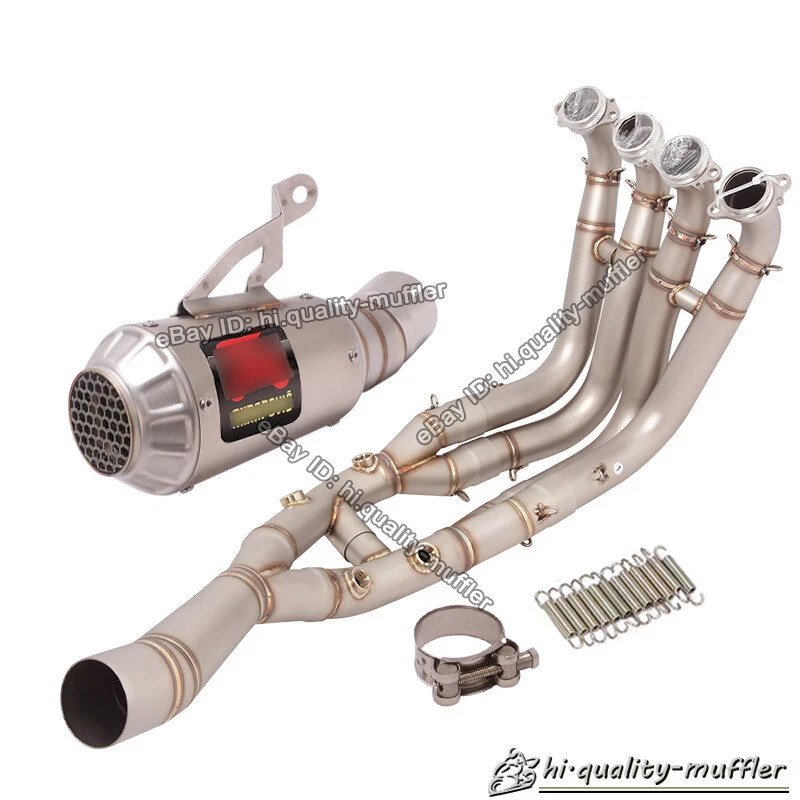 Slip On Exhaust System Link Pipe + Muffler Tail Escape For BMW S1000RR S1000R - Image 4 of 4