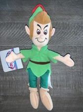 RETIRED The Disney Store Mini Bean Bag PETER PAN 8" Beanie Plush Toy
