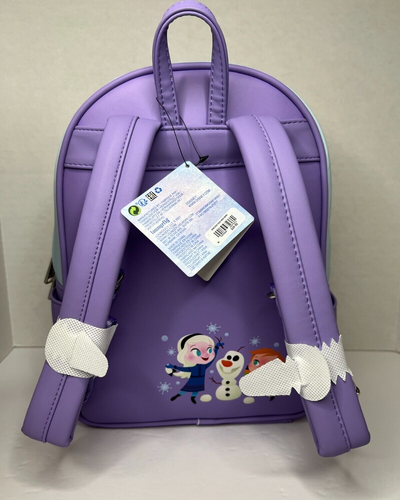Loungefly Disney Frozen Elsa & Anna Sled Mini Backpack Boxlunch exclusive NWT - Picture 4 of 8