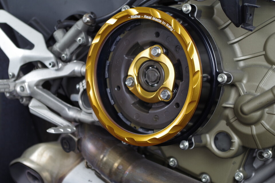 KBIKE Ducati 1199/1299/959 PANIGALE Billet Anodized See Thru Clutch