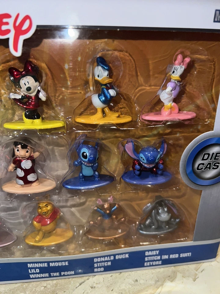 Disney Nano Metalfigs 18 Pack Serie 1 Die Cast Figuras LILO STITCH MICKEY MINNI Foto 2 de 4