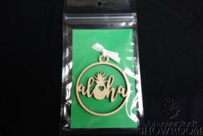 NEW Laser Cut Aloha Pineapple Keepsake Designed, Cut and Packaged in Hawaii