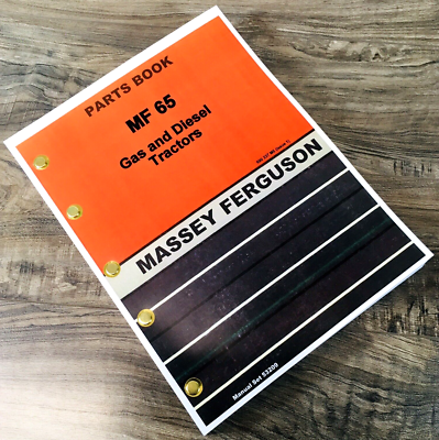 #ad #ad Massey Ferguson Mf 65 Tractor Parts Catalog Manual Book Exploded View $28.97