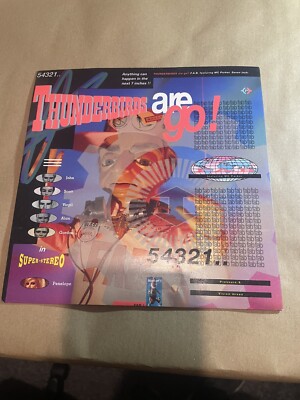 Thunderbirds Are Go F.A.B. Featuring MC Parker - 1990 - 7'' Vinyl Single Record