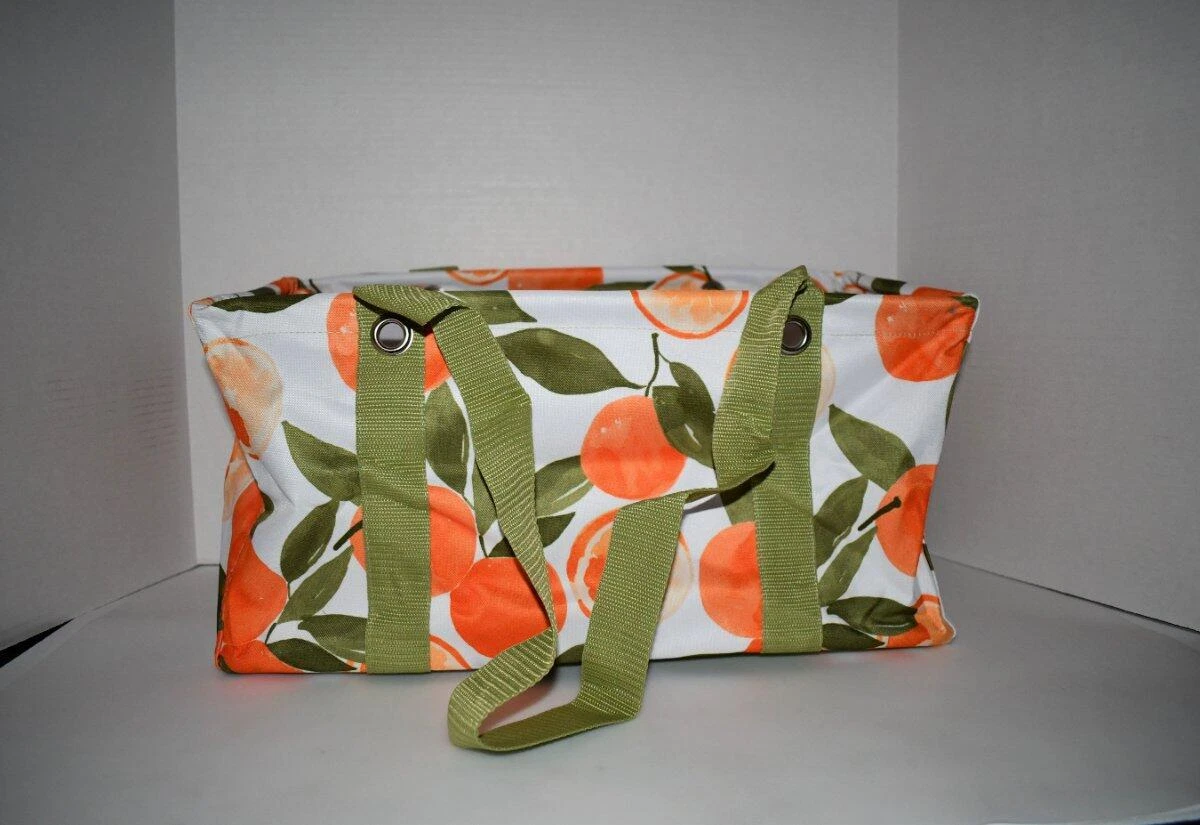Thirty One MEDIUM Utility Tote in Freshly Squeezed NWT