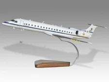 Embraer 145 Belgian Belgium Air Force Desk Wood Airplane Model Large Scale 1/72