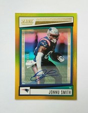 2022 Panini Score AUTO AUTOGRAPH #283 Jonnu Smith -GOLD ZONE 24/50