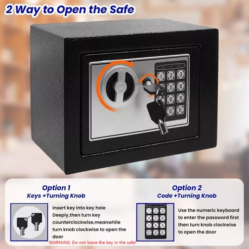 Safe Tresor Feuerfest Möbeltresor Dokumententresor Geldschrank Wandtresor 4.6L - Bild 17 von 17