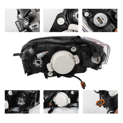 Headlights Halogen Set Black Lens For 2005-2007 Subaru Legacy Outback Left+Right - Foto 8 di 10